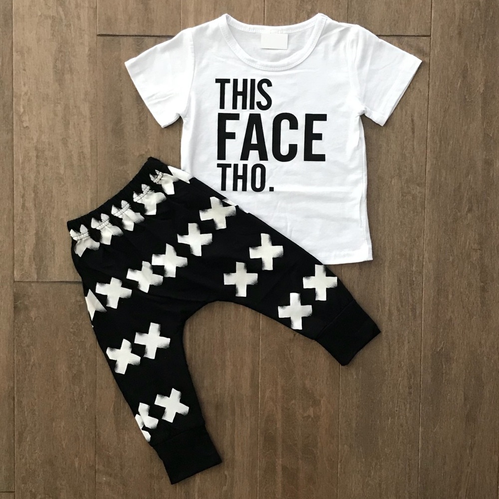 👊 “THIS FACE THO.” 2-Piece Outfit